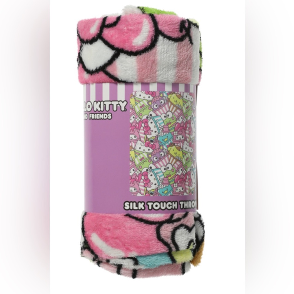 New Sanrio Throw Blanket 40in x 50in All the characters